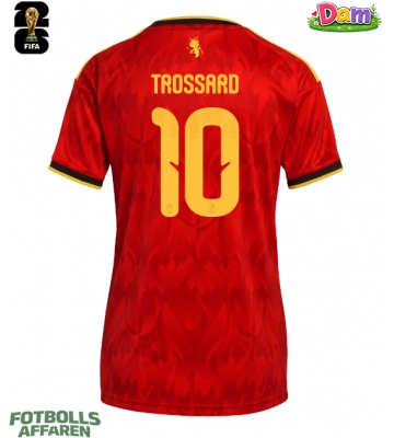 Belgien Leandro Trossard #10 Hemmatröja Kvinnor VM 2026 Kortärmad